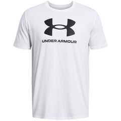 UNDER ARMOUR t-shirt męski koszulka treningowa LOGO UPDATE biała, Kolor: biały, Rozmiar: L