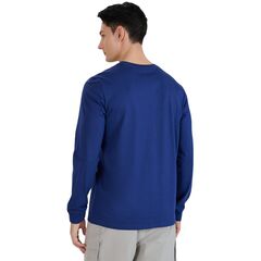 4F koszulka z długim rękawem męska longsleeve 4FWMM00TLONM432 granatowa, Kolor: granatowy, Rozmiar: XL, 3 zdjęcie