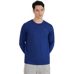 4F koszulka z długim rękawem męska longsleeve 4FWMM00TLONM432 granatowa, Kolor: granatowy, Rozmiar: L