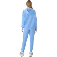 4F spodnie z dzianiny french terry z kolekcji basic 4FWMM00TTROF1138 błękitne baby blue, Kolor: niebieski, Rozmiar: XS, 4 zdjęcie