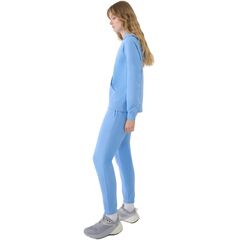 4F spodnie z dzianiny french terry z kolekcji basic 4FWMM00TTROF1138 błękitne baby blue, Kolor: niebieski, Rozmiar: S, 5 zdjęcie