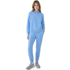 4F spodnie z dzianiny french terry z kolekcji basic 4FWMM00TTROF1138 błękitne baby blue, Kolor: niebieski, Rozmiar: S, 6 zdjęcie