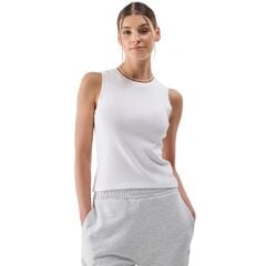 4F top prążkowany bawełniany damski na ramiączkach 4FWMM00TSLEF132 biały, Kolor: biały, Rozmiar: XL