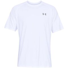 UNDER ARMOUR t-shirt męski koszulka treningowa UA Tech 2.0 biała, Kolor: biały, Rozmiar: XL