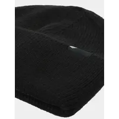 4F czapka z szerokim wywinięciem typu beanie 4FJWAW25ACAPU652, Kolor: czarny, Rozmiar: one size, 3 zdjęcie