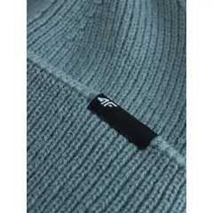 4F czapka z szerokim wywinięciem typu beanie 4FJWAW25ACAPU652, Kolor: zielony, Rozmiar: one size, 3 zdjęcie