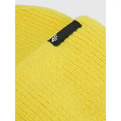 4F czapka z szerokim wywinięciem typu beanie 4FJWAW25ACAPU652, Kolor: żółty, Rozmiar: one size, 2 zdjęcie