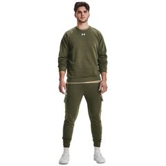 UNDER ARMOUR bluza dresowa męska Rival Fleece Crew zielona