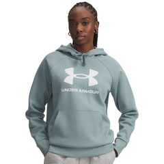 UNDER ARMOUR bluza bawełniana damska z kapturem Rival Logo