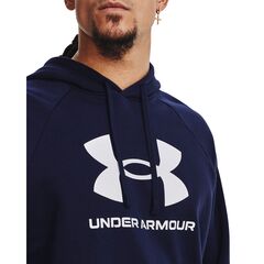 UNDER ARMOUR bluza bawełniana męska z kapturem Rival Logo