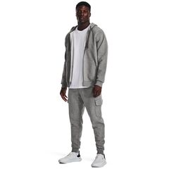 UNDER ARMOUR spodnie treningowe męskie joggery Cargo, Kolor: szary, Rozmiar: 3XL