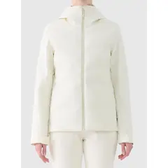 4F ocieplana kurtka narciarska damska z kieszeniami 4FWAW25TTJAF0806, Kolor: biały, Rozmiar: XL