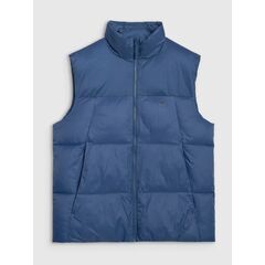 4F bezrękawnik męski ze stójką z wypełnieniem syntetycznym 4FWAW25TVJAM229 niebieski, Kolor: niebieski, Rozmiar: M, 4 zdjęcie