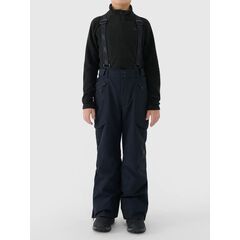 4F ocieplane spodnie narciarskie chłopięce 4FJWAW25TFTRM0953, Kolor: czarny, Rozmiar: 158