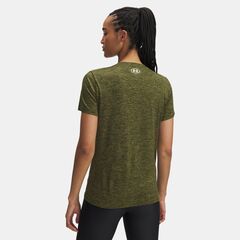 UNDER ARMOUR koszulka damska t-shirt sportowy SSV-Twist zielona, Kolor: zielony, Rozmiar: M, 2 zdjęcie