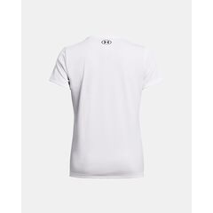 UNDER ARMOUR koszulka damska t-shirt sportowy SSV-Solid biała, Kolor: biały, Rozmiar: L, 2 zdjęcie
