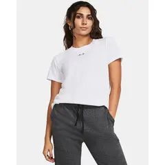 UNDER ARMOUR koszulka treningowa damska sportowa, Kolor: biały, Rozmiar: M
