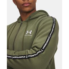 UNDER ARMOUR bluza na zamek z kapturem FZ Taping, Kolor: zielony, Rozmiar: M, 2 zdjęcie