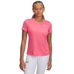 UNDER ARMOUR koszulka damska t-shirt sportowy SSV-Solid, Kolor: różowy, Rozmiar: XS