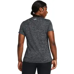 UNDER ARMOUR koszulka damska t-shirt sportowy SSV-Twist czarna, Kolor: czarny, Rozmiar: S, 3 zdjęcie