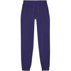 4F spodnie z dzianiny french terry z kolekcji basic 4FWMM00TTROF1138 granatowe, Kolor: granatowy, Rozmiar: XS, 2 zdjęcie