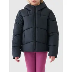 4F kurtka dla dziewczynki puchowa 4FJWAW25TDJAF615 czarna, Kolor: czarny, Rozmiar: 152, 3 zdjęcie