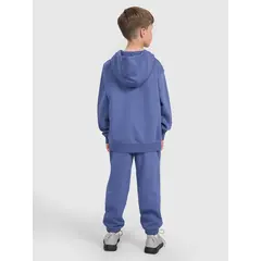 4F spodnie chłopięce z miękkim meszkiem wewnątrz z haftem