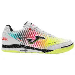 JOMA buty piłkarskie na halę TOP FLEX REBOUND 2576 WHITE YELLOW RED INDOOR, Kolor: biały, Rozmiar: 41