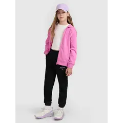 4F bluza dresowa dla dziewczynek rozpinana