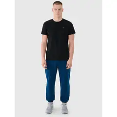 4F spodnie męskie z dzianiny french terry z kolekcji basic