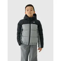 4F kurtka chłopięca puchowa pikowana