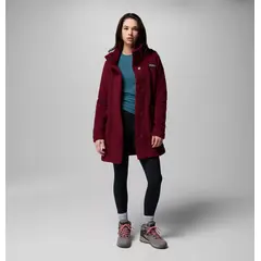 COLUMBIA kurtka zimowa damska długa Panorama czarna, Kolor: różowy, Rozmiar: M, 4 zdjęcie