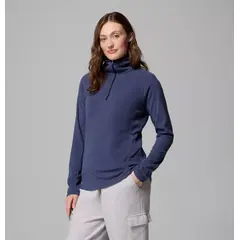 COLUMBIA damska bluza polarowa Glacial IV z zamkiem granatowy