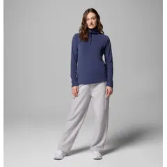 COLUMBIA damska bluza polarowa Glacial IV z zamkiem granatowy