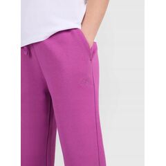 4F spodnie bawelniane dla dziewczynki 4FJWMM00TTROF1187 fioletowe