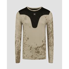 Koszulka z długim rękawem męska X-Bionic COREFUSION RUN SHIRT LS MEN SAND/DIRT beżowa, Kolor: beżowy, Rozmiar: L