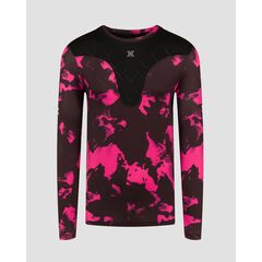 Koszulka z długim rękawem męska X-Bionic COREFUSION RUN SHIRT LS MEN WOLFPACK/BLACK/NEO PINK WINTER różowa, Kolor: różowy, Rozmiar: S