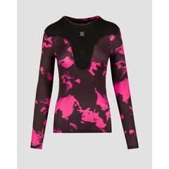 Koszulka z długim rękawem damska X-Bionic COREFUSION RUN SHIRT LS WMN WOLFPACK/BLACK/NEO PINK WINTER, Kolor: różowy, Rozmiar: L