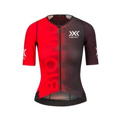 Koszulka damska X-Bionic DRAGONFLY 5G czerwona, Kolor: czerwony, Rozmiar: XL