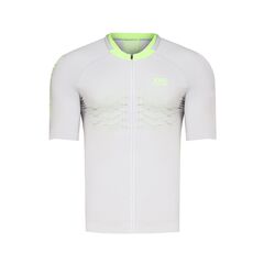 Koszulka męska X-Bionic THE TRICK 4.0 BIKE ZIP biała, Kolor: ciemnoszary, Rozmiar: S