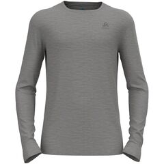ODLO Koszulka męska BL TOP crew neck l/s MERINO 200 szara, Kolor: szary, Rozmiar: L, 2 zdjęcie