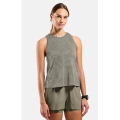 Koszulka damska bez rękawów Odlo ZEROWEIGHT ENGINEERED CHILLTEC Tank crew neck, Kolor: szary, Waga: 0.2, Rozmiar: M