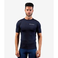 GIVOVA koszulka treningowa męska t-shirt CORPUS 2 granatowa, Kolor: niebieski, Rozmiar: L, 2 zdjęcie