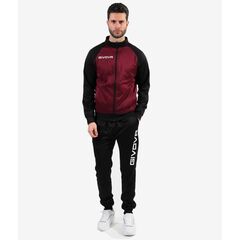 GIVOVA komplet dresowy spodnie + buza TUTA CUBA bordowy, Kolor: Bordowy, Rozmiar: 2XL