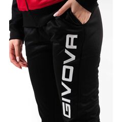 GIVOVA komplet dresowy spodnie + buza TUTA CUBA czarno-czerwony, Kolor: czarno-czerwony, Rozmiar: L, 2 zdjęcie