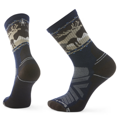 SMARTWOOL skarpety trekkingowe unisex H LC MOUNT MOOSE CRW HIKE DEENA granatowy