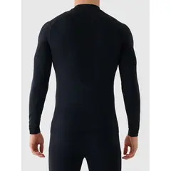 4F bezszwowa bielizna narciarska męska termoaktywna longsleeve 4FWAW25USEAM224 czarny