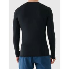 4F  koszulka męska treningowa z długim rękawem 4FWMM00TFLOM507 czarny