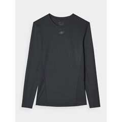 4F  koszulka męska treningowa z długim rękawem 4FWMM00TFLOM507 czarny