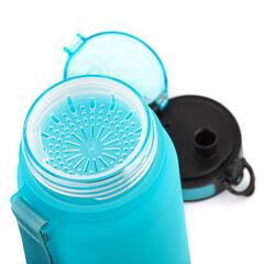 Bidon sportowy Meteor 800 ml zielony/błękitny, 5 zdjęcie